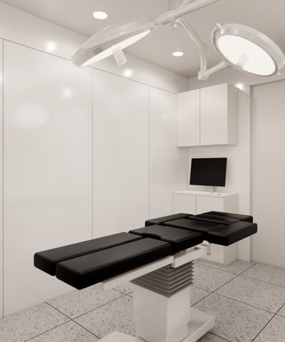 The operating room at QD Clinic in Gangnam, Seoul
