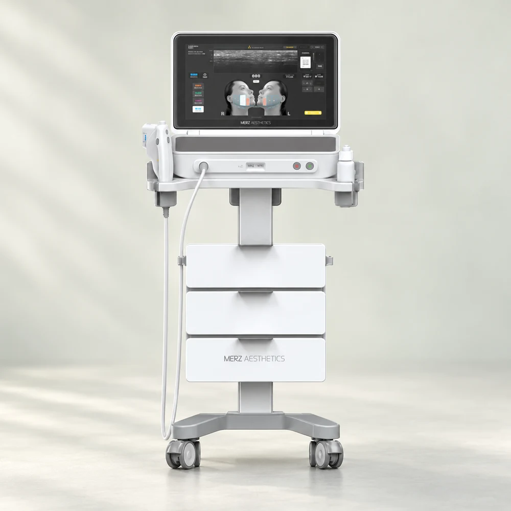 Erbium + Eye Ultherapy — KI-Bild auf Basis eines Gerätefotos